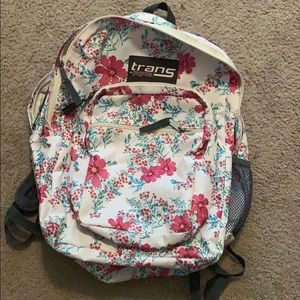Floral Jansport backpack